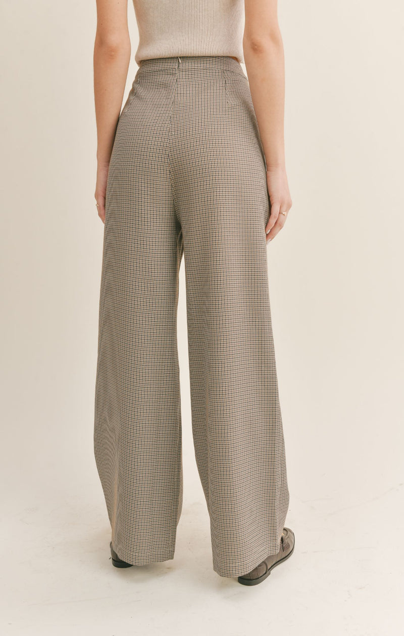 MIRABEL HOUNDSTOOTH PANTS