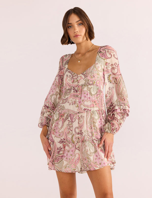 CADENCE BABYDOLL MINI DRESS