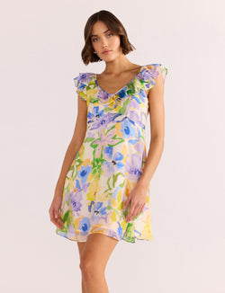 FABLE FRILL MINI DRESS