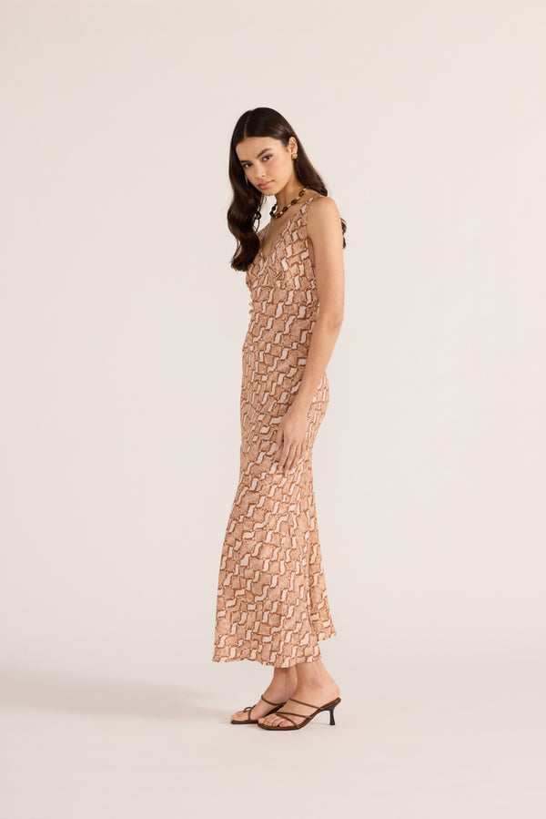 KOA BIAS MIDI DRESS