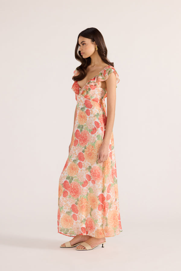 AIDA FRILL MAXI DRESS