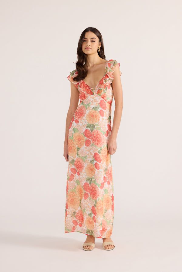 AIDA FRILL MAXI DRESS