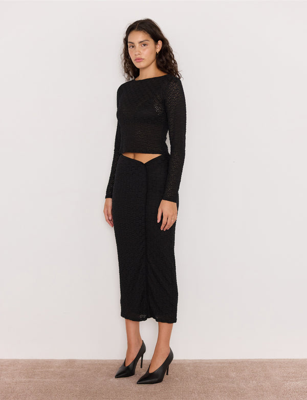 LUCA STRETCH LACE TOP
