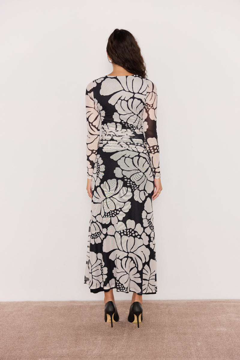 EDEN MESH MAXI DRESS