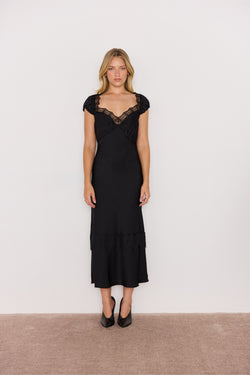 MOMENTO BIAS MIDI DRESS