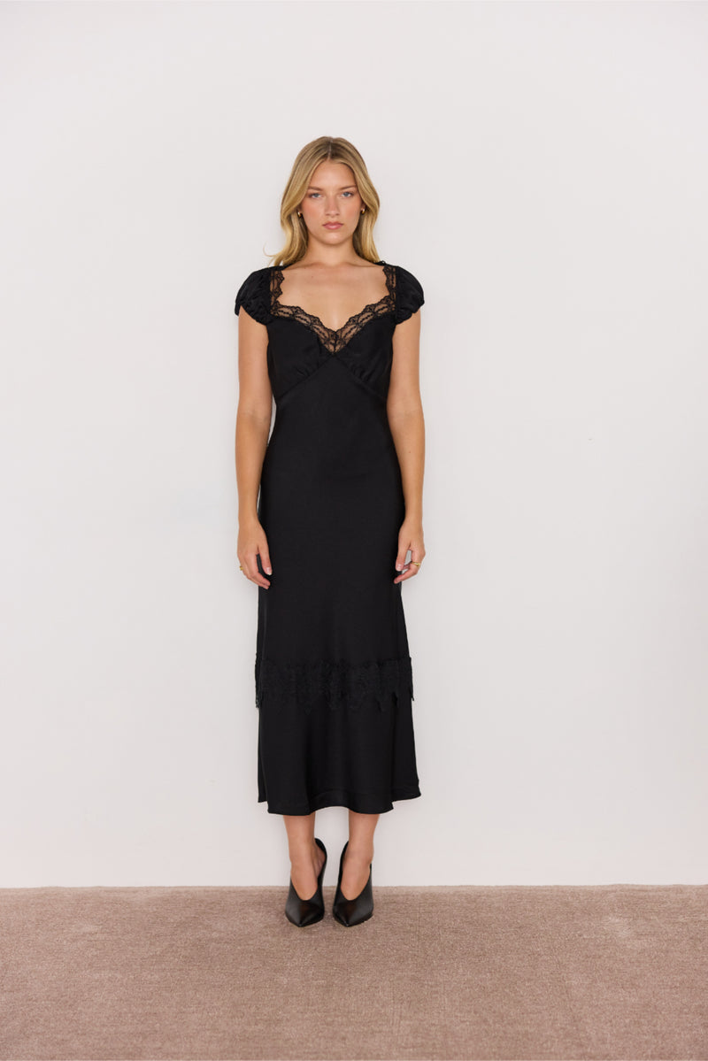 MOMENTO BIAS MIDI DRESS
