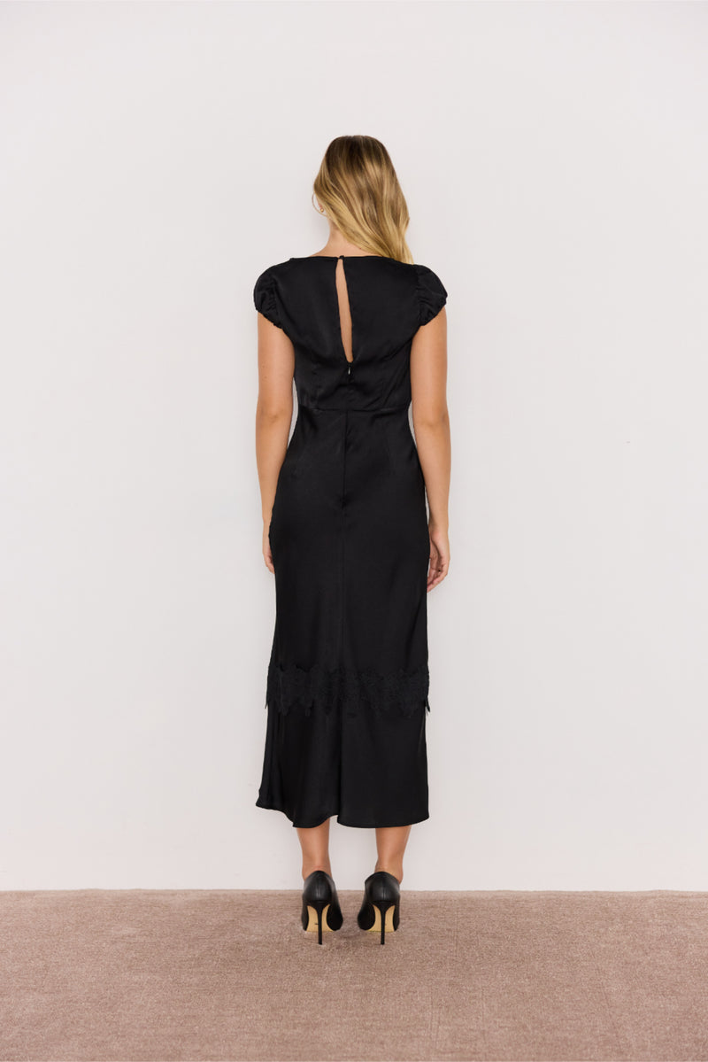 MOMENTO BIAS MIDI DRESS